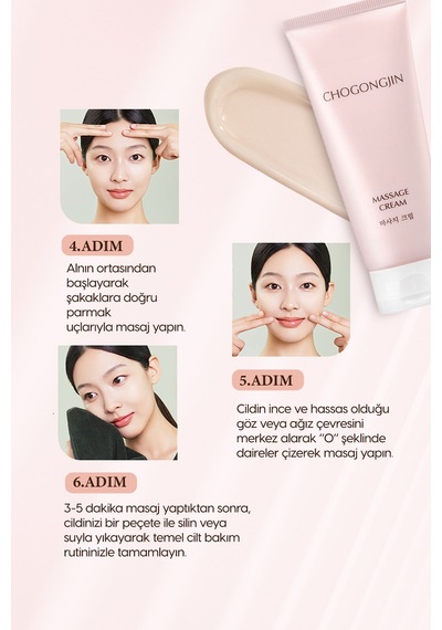 Arındırıcı, Nemlendirici, Besleyici Ve Masaj Kremi Chogongjın Massage Cream