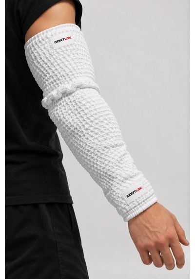 Bilek Güreşi Kol Isıtıcı Ön Kol Dirsek Isıtıcı Arm Warmer Beyaz