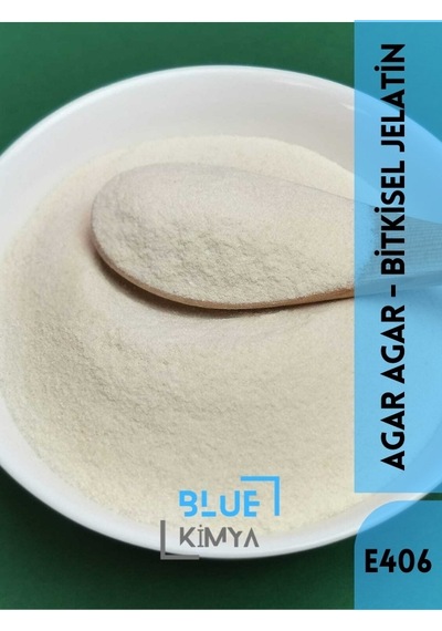 Blue Kimya Agar Agar E406 Bitkisel Jelatin 100 G