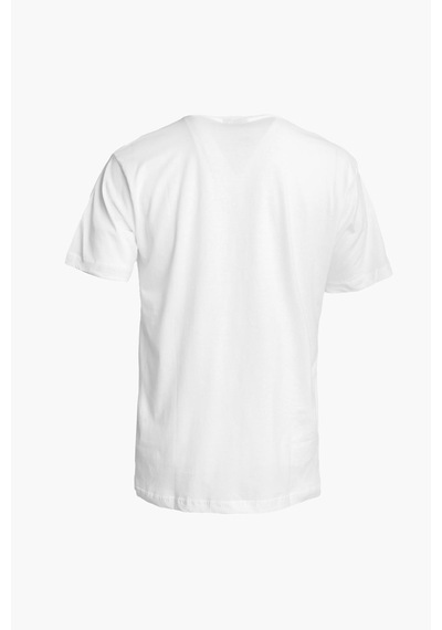 Hummel Jullian 912390-9001 Beyaz Erkek Günlük Tişört Beyaz