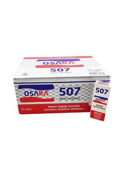 Osaka 507 Japon Süper Yapıştırıcı 50 Adetlik Kutu
