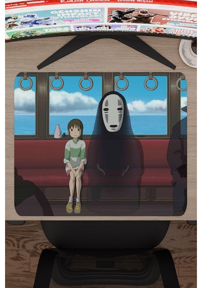 Spirited Away Kaymaz Dikişli Kauçuk Oyuncu Mousepad V4 - 48x40 Xl Gaming Mouse Pad Fare Altlığı