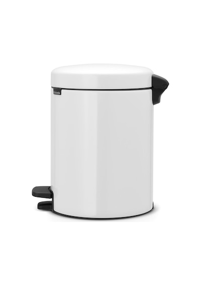 Brabantia Tret Çöp Kovası, İç Kovalı, Plastik, Çelik, Plastik, Beyaz, 5 Litre