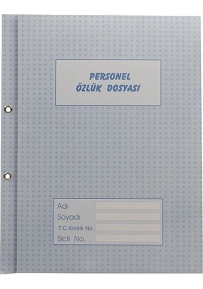Dilman Personel Özlük Dosyası N11.1127