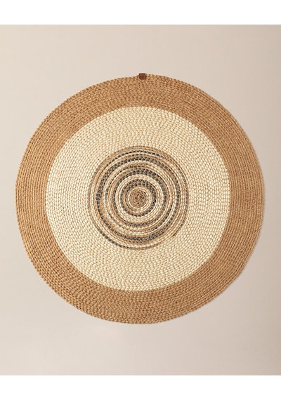 Madame Coco Janvry Yuvarlak Kilim - Bej/krem - 120 Cm 8684427193266 Çok Renkli
