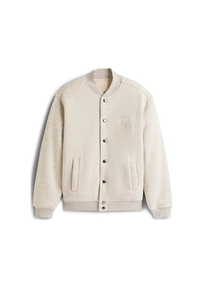 Tommy Hilfiger Crest Graphıc Revers, P97 Krem Erkek Ceket