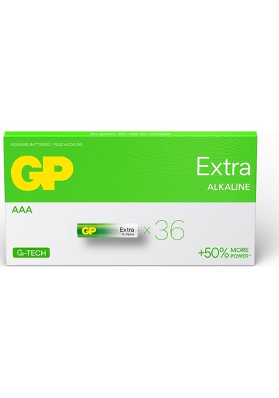 Gp R03 Aaa Boy Extra Alkalin İnce Kalem Pil 36 Lı Paket Gp24axeta21-2ececbf36