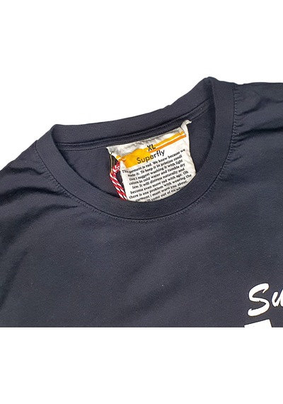Superfly Erkek T-shirt Spf2222540 Spf.02 Siyah