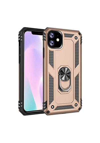 İphone 11 İle Uyumlu Kılıf Gold Panther Yüzüklü Silikon Orijinal Esnek İnce Geliştirilmiş Dayanıklı Darbe Karşıtı Koruyucu Yeni Tasarım Sku: Zeusb096ljyg86