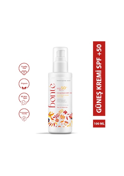 Bonte Care Leke Karşıtı Uva Uvb Güneş Kremi SPF50+ 100 ML