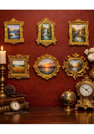 Housetrend Mini Çerçeveler 6 Lı Ev Dekorasyonu Museum Of Us Sevgililer Günü Mini Müze Dekoru Gold Sku: Smgstkb8b88efeca