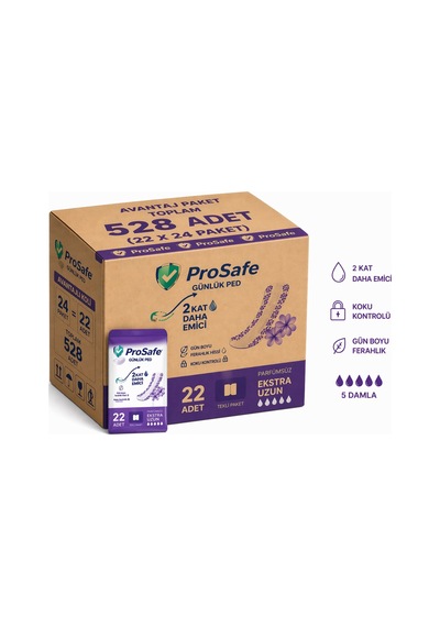 Prosafe Günlük Ped Uzun 528 Adet