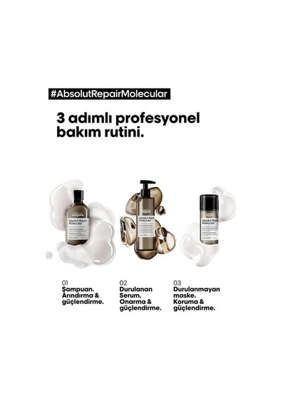Loreal Şampuan 500ml. Seıı Absolut Repair Mol. Tüm Saç Tipleri