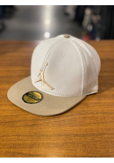Air Jordan Beyaz Bej Renk Hiphop Snapback Rapper Basket Cap Şapka Beyaz