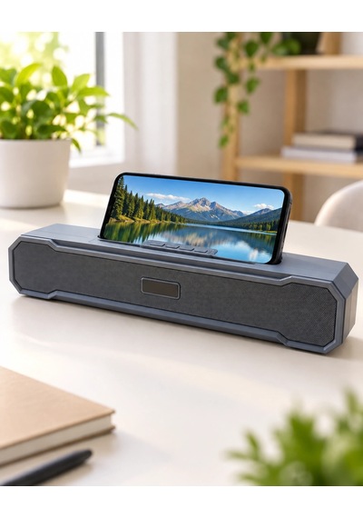 Zenvia Uzun Yatay Tasarımlı Usb Ve Hafıza Kartı Destekli Şarjlı Masaüstü Bluetooth Hoparlör Znv2026