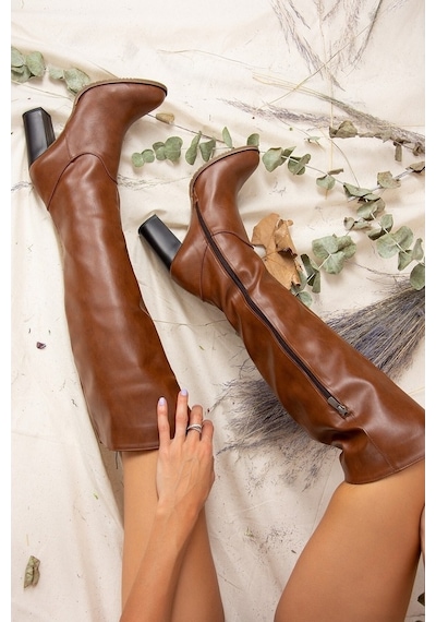 Fox Shoes Taba Kadın Çizme A654018009