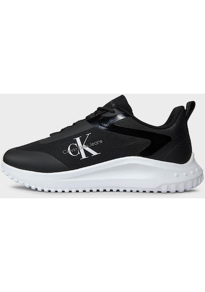 Calvin Klein Logolu Sneaker YM0YM00968 0GM Erkek Ayakkabı Siyah - Beyaz Calvin Klein Logolu Sneaker YM0YM00968 0GM Erkek Ayakkabı Siyah - Beyaz