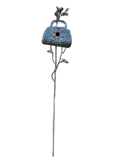 T.concept Dekoratif, Desenli Mavi Kuş Yuvası 158 Cm