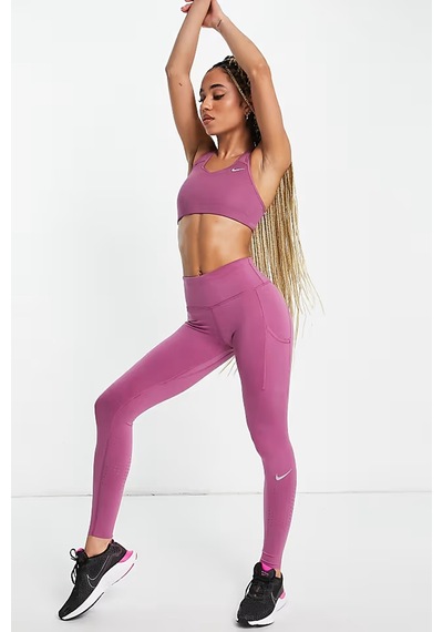 Nike Running Fast Dri Fit Leggings Roze Epic Lux Buhar Bariyer Cepli Şekillendirici Toparlayıcı Mor Spor Tayt Nike Running Fast Dri Fit Leggings Roze Epic Lux Buhar Bariyer Cepli Şekillendirici Toparlayıcı Mor Spor Tayt