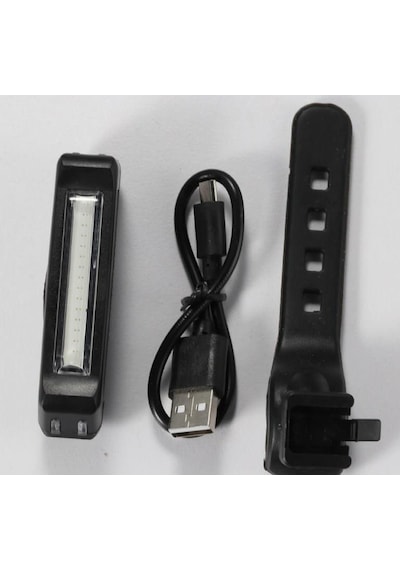 Forte Gt Comet Usb Şarjlı Bisiklet Ön Işık 100 Lümen Beyaz Siyah