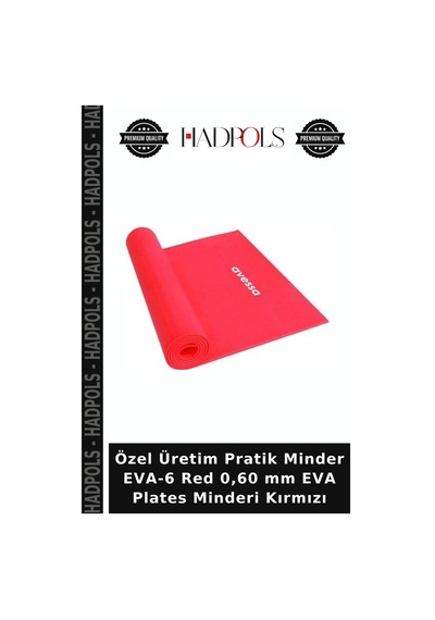 Özel Üretim Pratik Minder Eva-6 Red 0,60 Mm Eva Plates Minderi Kırmızı