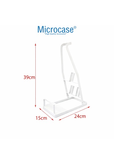 Microcase Şarjlı Süpürgeler İçin Metal Ayaklı Stand Düzenleyici - Beyaz Al5047 Beyaz