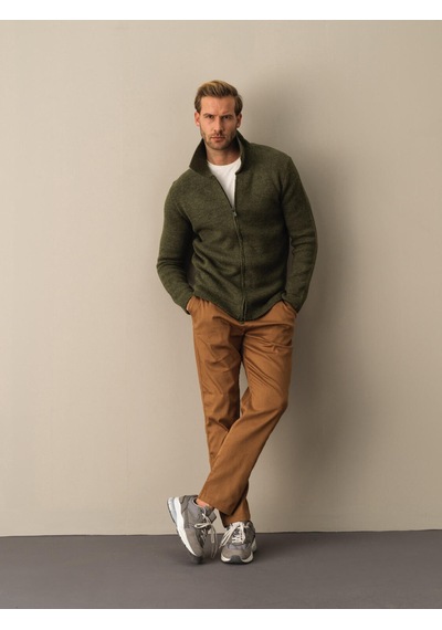 Xint Haki Regular Fit Polo Yaka Hırka 801716