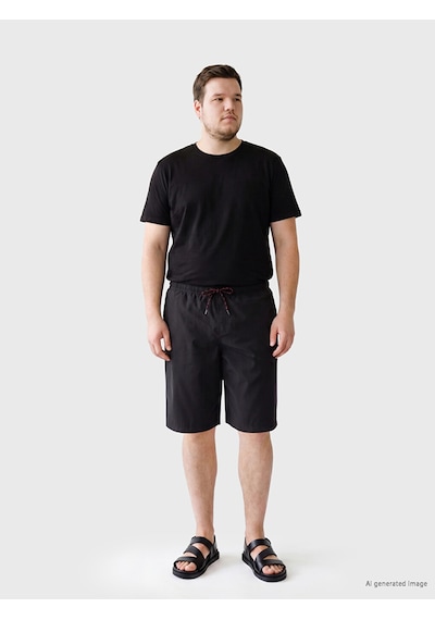 Lcw Swımwear Siyah Kısa Boy Erkek Deniz Şortu