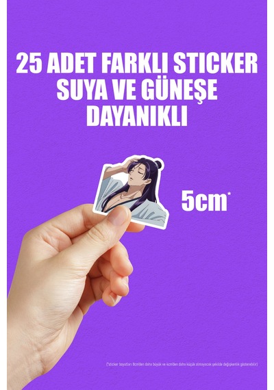 Kusuriya No Hitorigoto The Apothecary Diaries Anime Yapışkanlı Folyo Sticker Paketi 25 Adet Çok Renkli