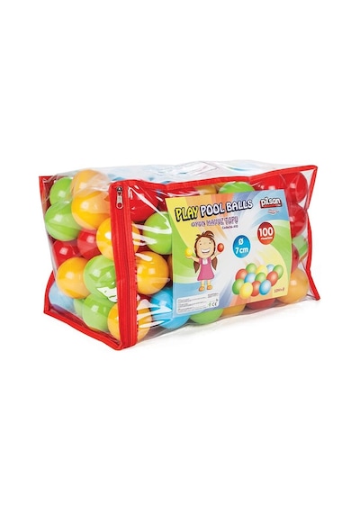 Pilsan Top Oyun Havuzu Topu 7 CM 100 Adet Torbalı