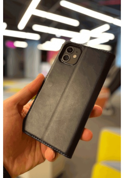 Tecno Spark 8c Cüzdanlı Kapaklı Kılıf Kartlıklı Standlı Kopçalı Siyah