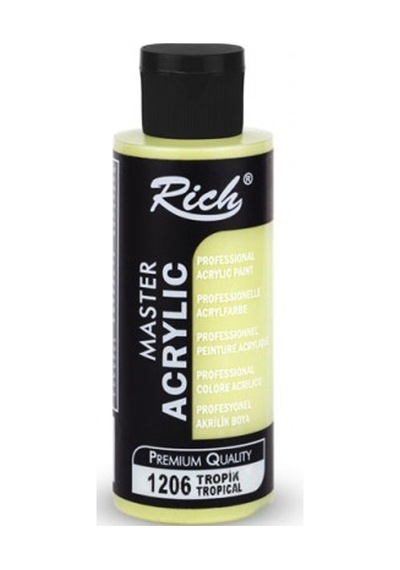 Rich Akrilik Boya Master 120 Cc Tropik 120-1206 Çok Renkli