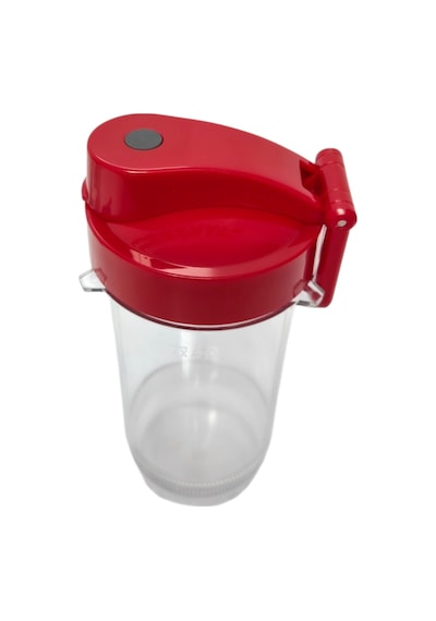 English Home Kbl 3010 Shake Away Smoothie Blender İçin 400ml Hazne Kırmızı Kapaklı