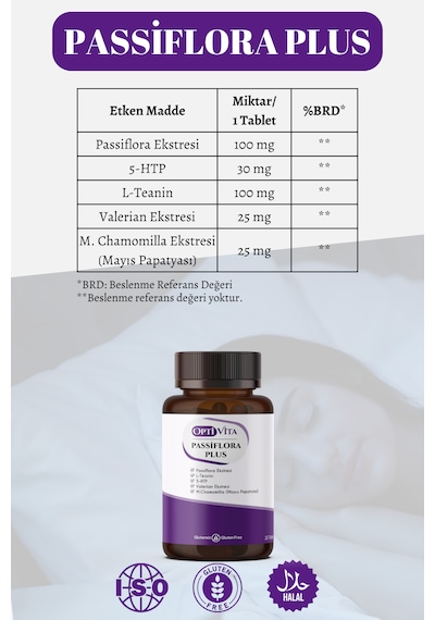 Optivita Passiflora Plus 30 Tablet Pasiflora Eki, 5-htp,...