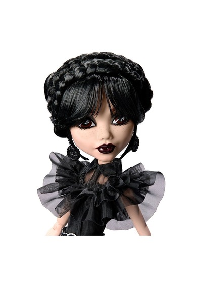 Hxj03 Monster High Wednesday Balo Elbiseli Bebek