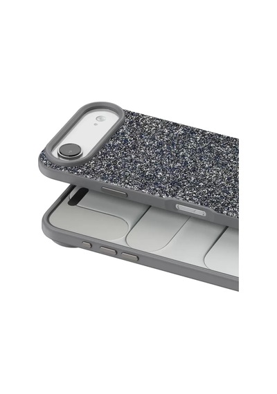 Onegif Apple İphone 17 Air Bright Simli Kapak - Gümüş Kılıf