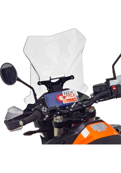 GP Kompozit KTM 790 / 890 ADV / ADV R 2021-2022 Uyumlu Ön Cam Şeffaf 47 cm