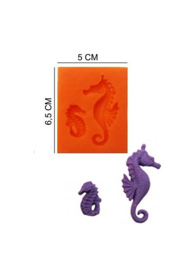 Şeker Hamur Kalıbı Silikon Denizatı 5 6,5 Cm