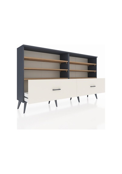 Arges Konsol 6 Raflı 2 Çekmeceli 176x30x99 Antrasit-çam/aytaşı Atlas Çam/aytası - Antrasıt Arges Konsol 6 Raflı 2 Çekmeceli 176x30x99 Antrasit-çam/aytaşı Atlas Çam/aytası - Antrasıt