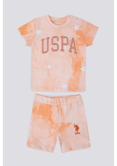 U.S. Polo Assn. Alive Somon Bebek Tshirt Takım Somon