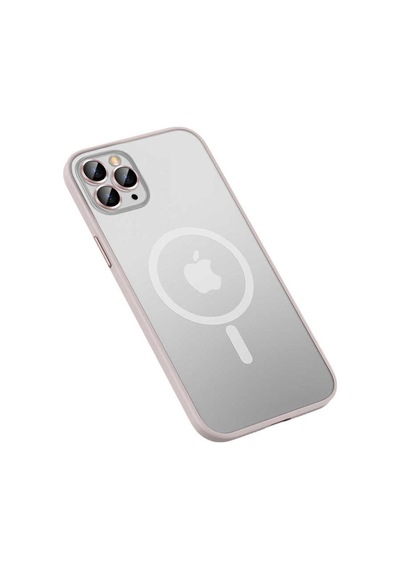 Apple Uyumlu iPhone 12 Kılıf Zore Mokka Wireless Kapak Rose Gold