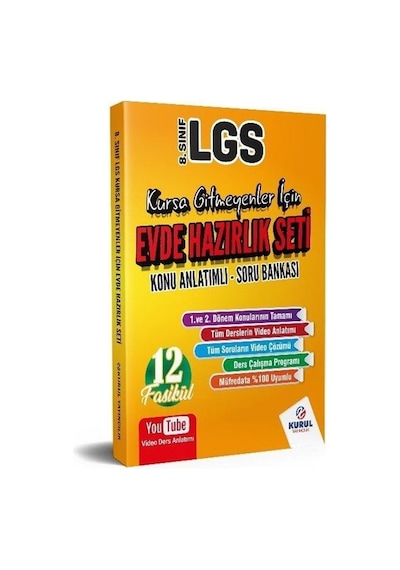 8.sınıf Lgs Kursa Gitmeyenler İçin Evde Hazırlık Seti Konu Anl...