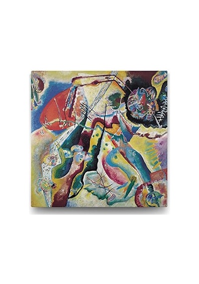 Kandinsky - La Rouge Tablosu - 70x70cm 7/8 Yaş