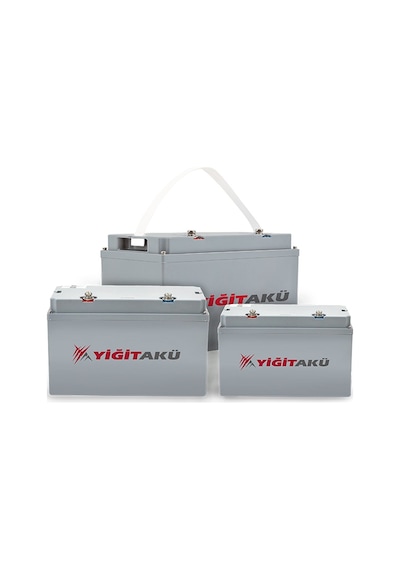 Yiğit Akü Lfp 24v 200ah Battery Pack L521 W238 H218mm 40kg Life Po4 Lityum Akü