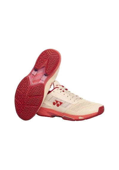Yonex Pc Ad Accel Kadın Bej - Pembe Tenis Ayakkabısı Bej