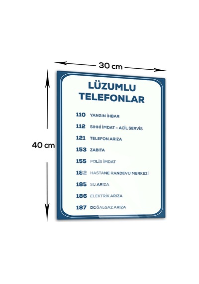 Decorita Cam Yönlendirme Levhası | Lüzumlu Telefonlar