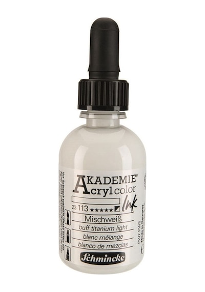 Schmincke : Akademie Akrilik Mürekkep : 50 Ml : 113 Buff Titanium Light