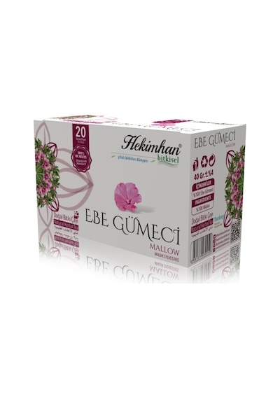 Hekimhan Bitkisel Ebe Gümeci Doğal Bitki Süzen Poşet Çay 20 x 2 G
