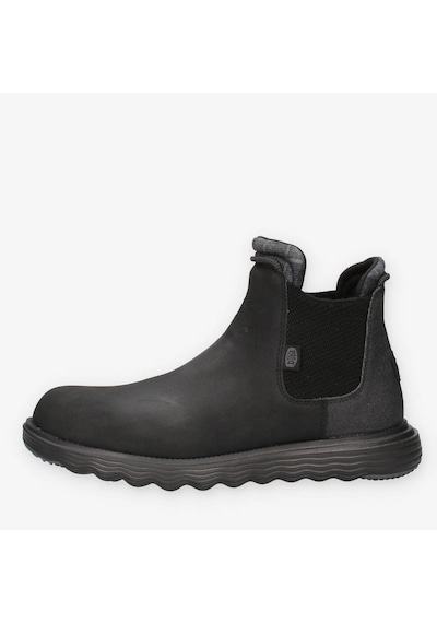 Black Black Bot Erkek Hd.42065-060 Hey Dude Branson Classic Black/black Siyah