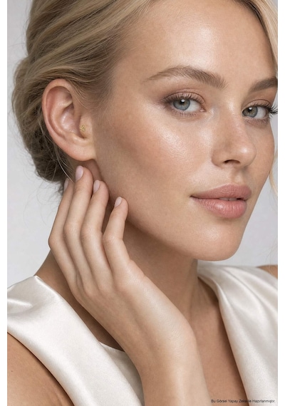 Şans Meleği 18 Ayar Sarı Altın Kaplama Gümüş Tragus-helix Piercing